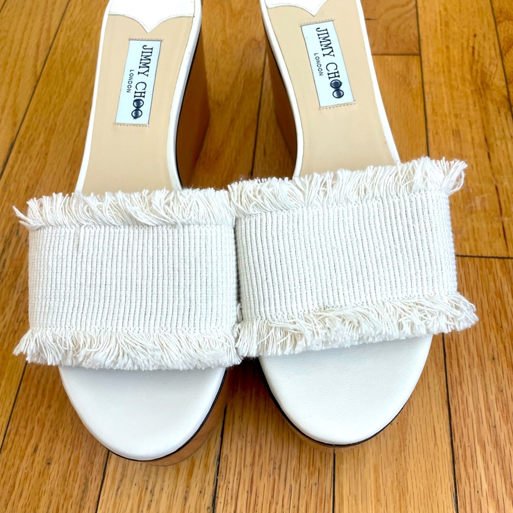 Jimmy Choo Heeled wooden slides